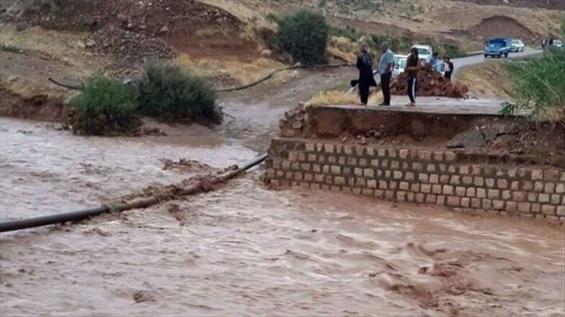 انسداد راه فرعی روستای جنت آباد به شهر جنگل  رشتخوار