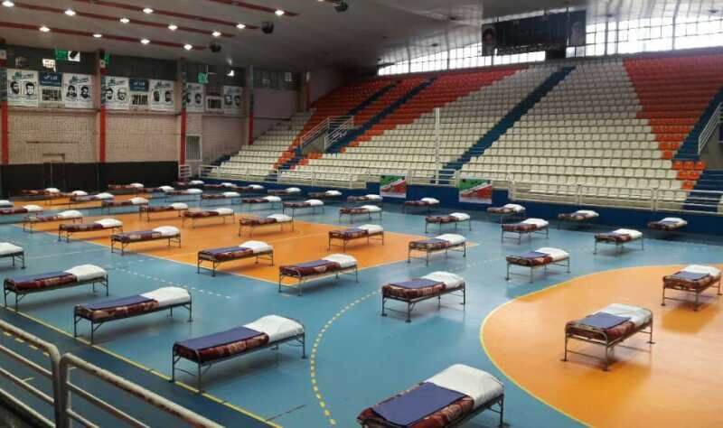 تجهیز یک سالن ورزشی در مشهد برای دوران نقاهت مبتلایان به کرونا
