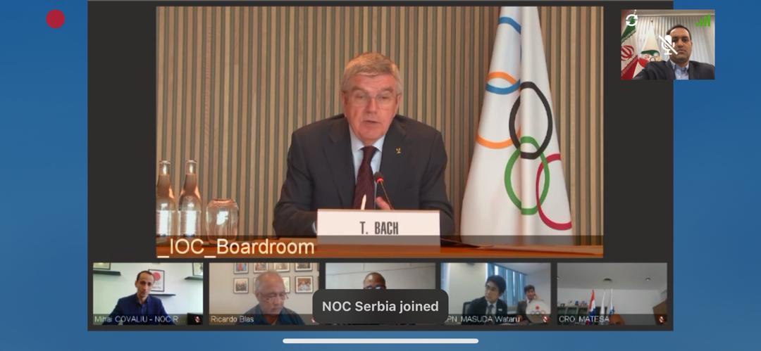 رییس کمیته بین المللی المپیک به تشریح ویدیویی تعویق المپیک پرداخت