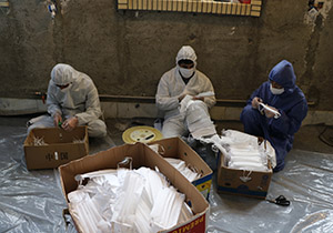 توزیع ۲ هزار و ۵۰۰ بسته بهداشتی در بهشهر و رامسر