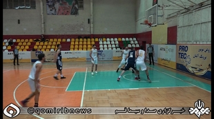 شکست بسکتبالیست‌های قمی مقابل مهرام تهران