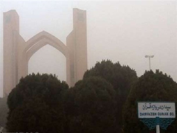 افزایش غلظت و انباشت آلاینده‌ها در استان یزد
