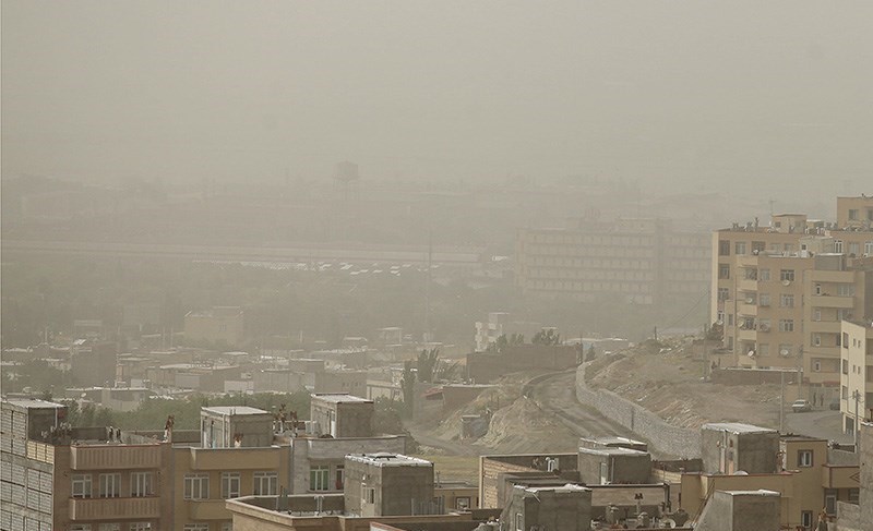 تدام آلودگی هوا و اعلام هشدار زرد هواشناسی