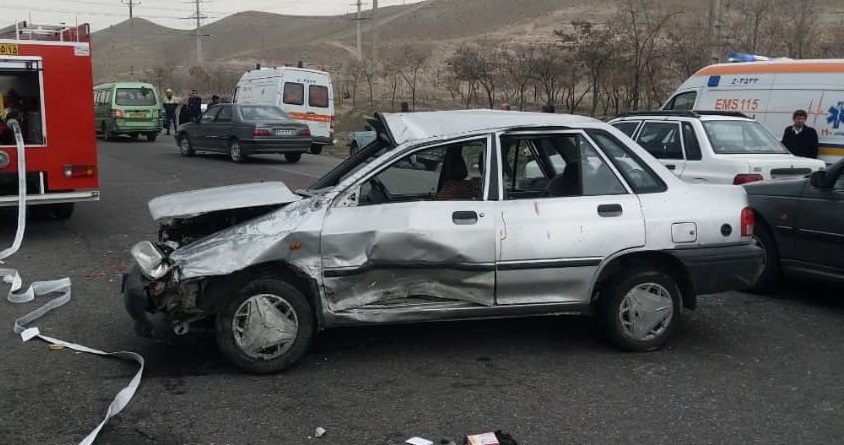 ۵ مصدوم در سانحه رانندگی آزاد راه تبریز ـ سهند