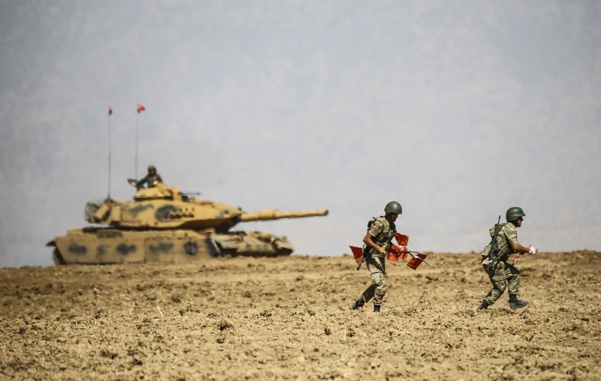 سه کشته در درگیری نیرو‌های ترکیه و ی پ گ