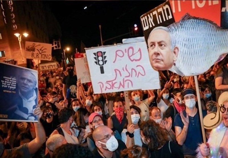 ادامه اعتراض‌ها به نتانیاهو در فلسطین اشغالی