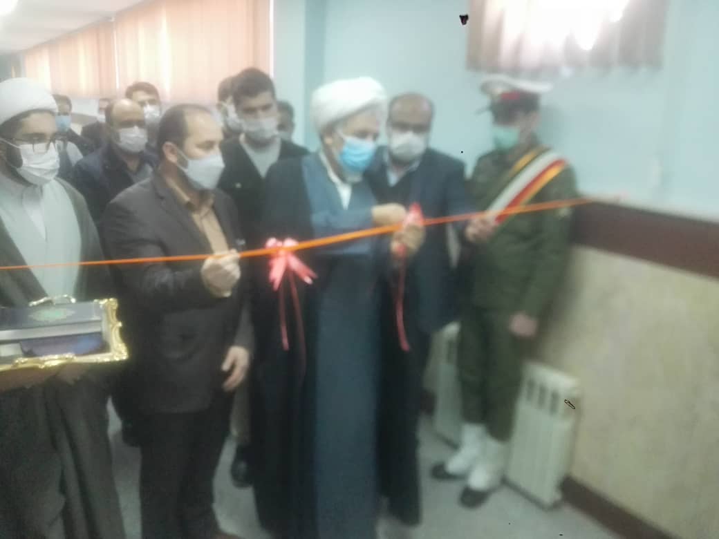 افتتاح سالن دادرسی و ملاقات الکترونیک در زندان مرکزی قزوین