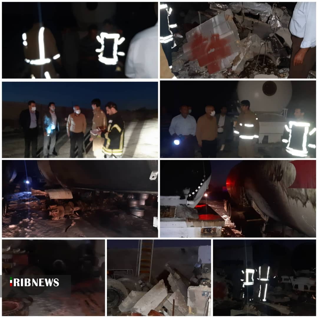 انفجار تانکر حمل گاز در بندر ماهشهر