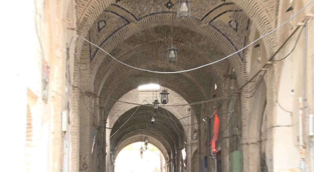 بازار تاریخی شمس السلطنه نراق در دست مرمت