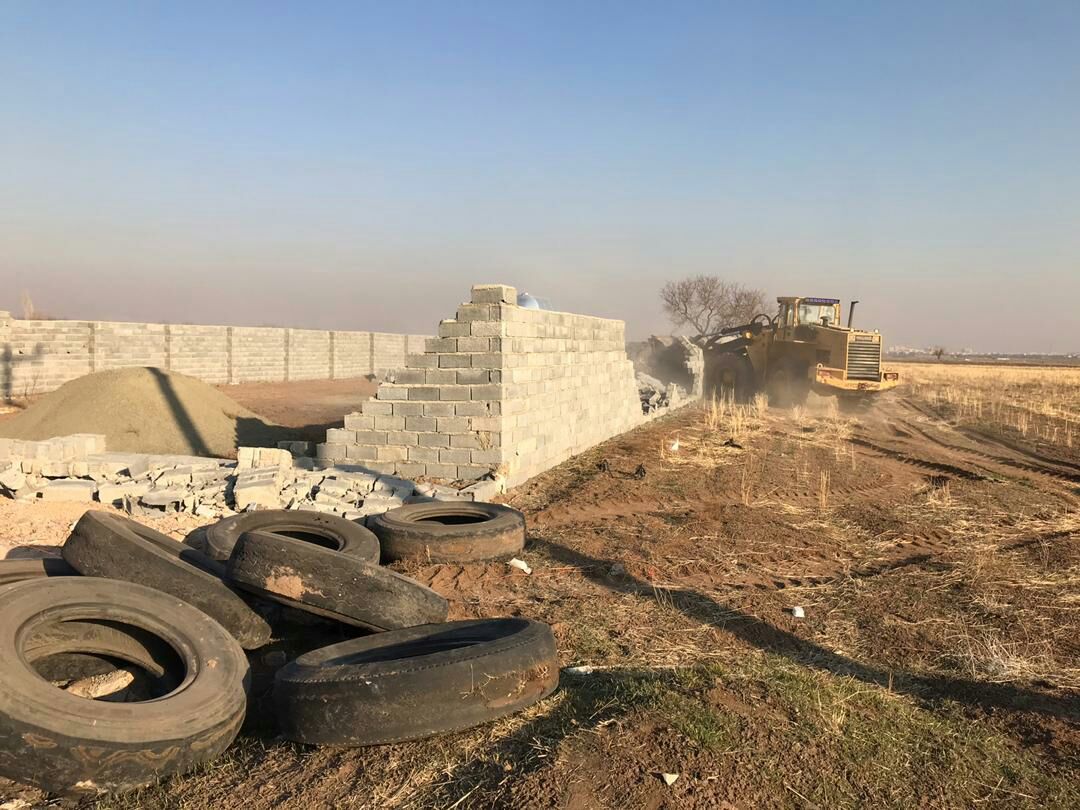 قلع و قمع ۵۷ مورد ساخت و ساز غیر مجاز در قزوین