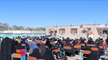 افتتاح مدرسه 6 کلاسه شهید سلیمانی در روستای بنارو چابهار