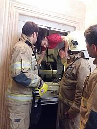 افزایش عملیات نجات افراد از داخل آسانسور به دلیل قطع برق