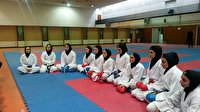 برپایی اردوی بانوان کاراته کا در مجموعه ورزشی انقلاب