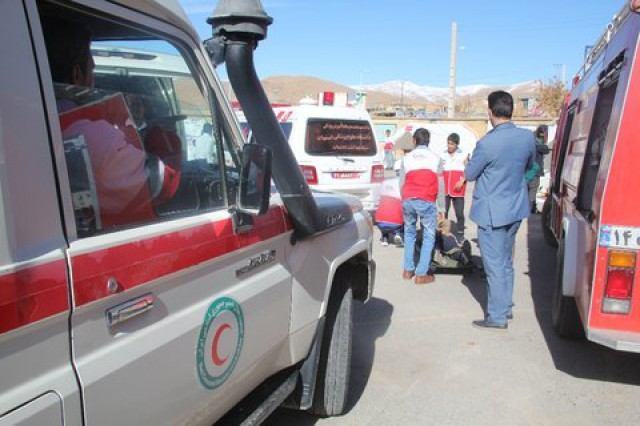 اعزام ۲۰ تیم جستجو و نجات هلال احمر قم به رزمایش زلزله فرضی اسلامشهر