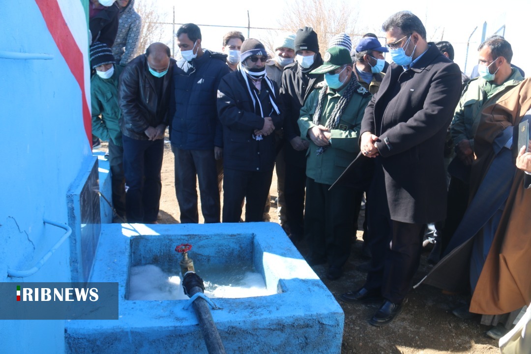 افتتاح طرح انتقال آب شرب روستای میغان