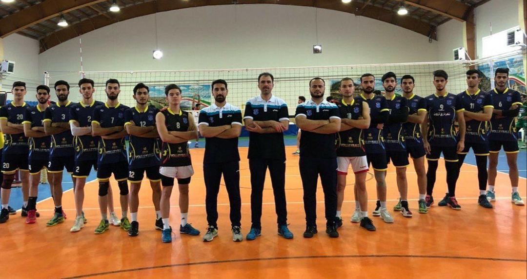چهارمی تیم والیبال جوانان شهرداری قزوین در لیگ برتر