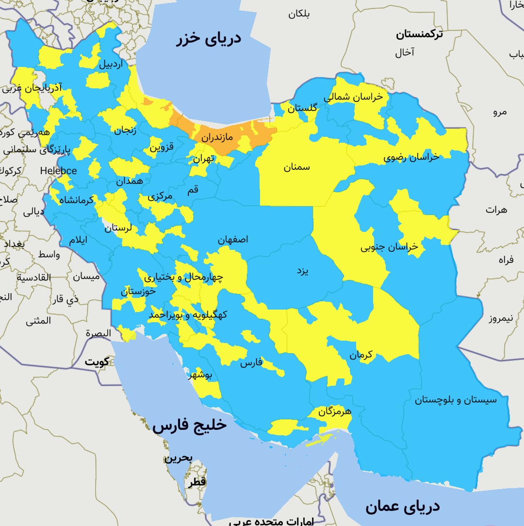 زنگ هشدار کرونایی برای استان بوشهر