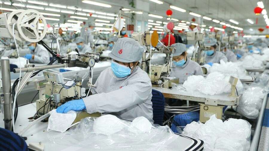 چین بیش از ۲۰۰ میلیارد عدد ماسک صادر کرد