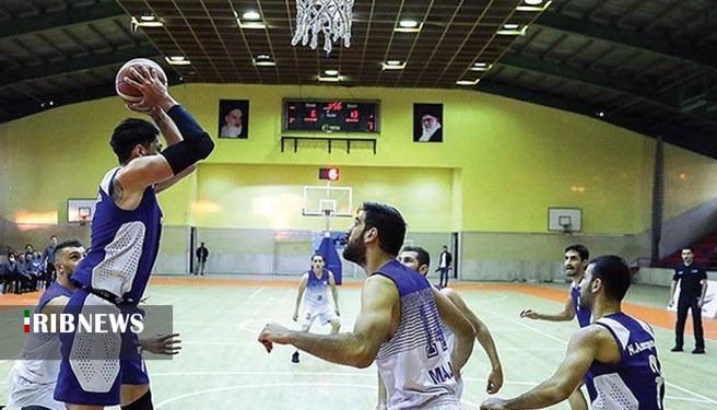 رقابت تیم بسکتبال پالایش وپخش آبادان در لیگ برتر