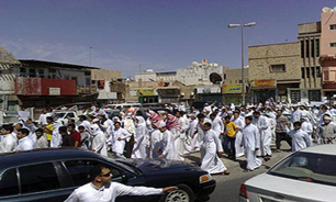 تظاهرات علیه رژیم سعودی در منطقه قصیم
