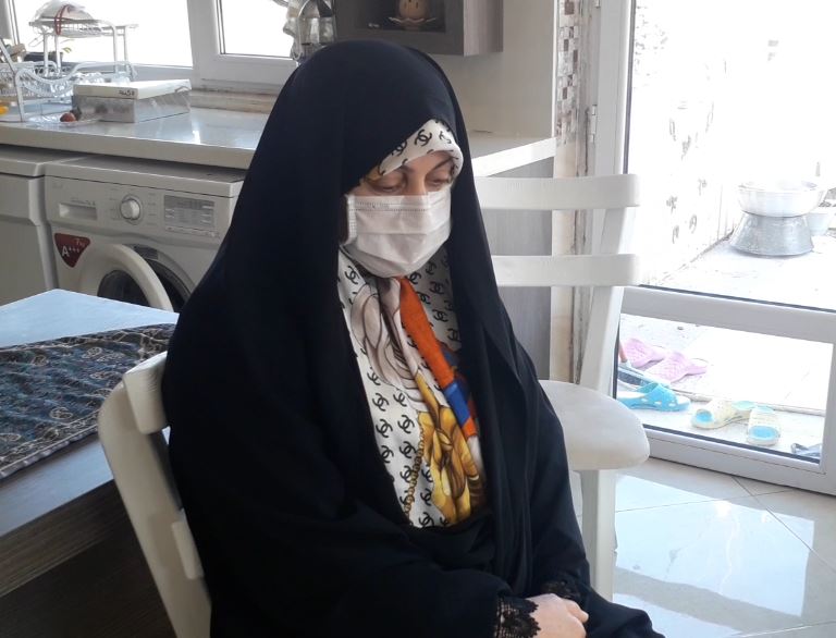 تجلیل از همسر شهید میرزاخواه در شهرستان سیاهکل