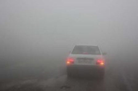 لغزندگی جاده ها همراه با مه ناپایدار جاده های زنجان