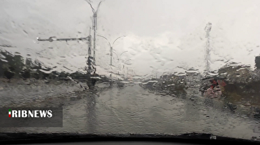 باران زمستانی همه جاده‌های زنجان را لغزنده کرد