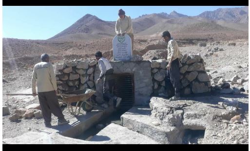 قنات روستای میل‌سفید جانی دوباره گرفت