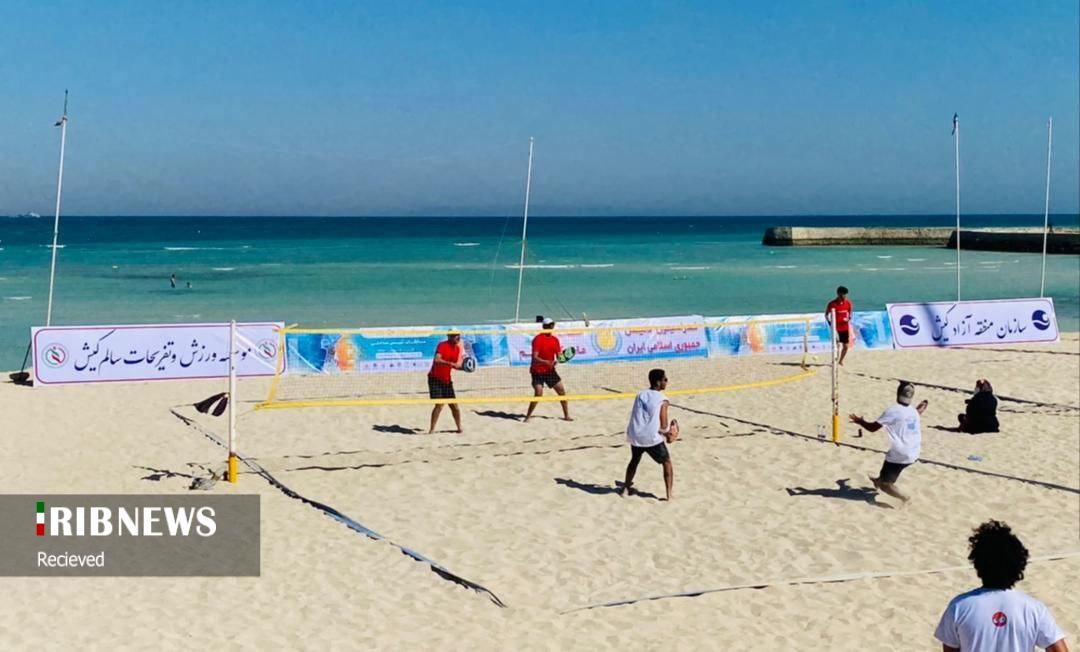 آغاز رقابت‌های تنیس ساحلی در جزیره کیش