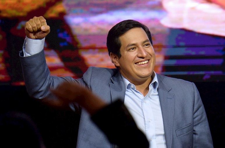 ادعای پیروزی آرائوز، نامزد انتخابات ریاست جمهوری اکوادور