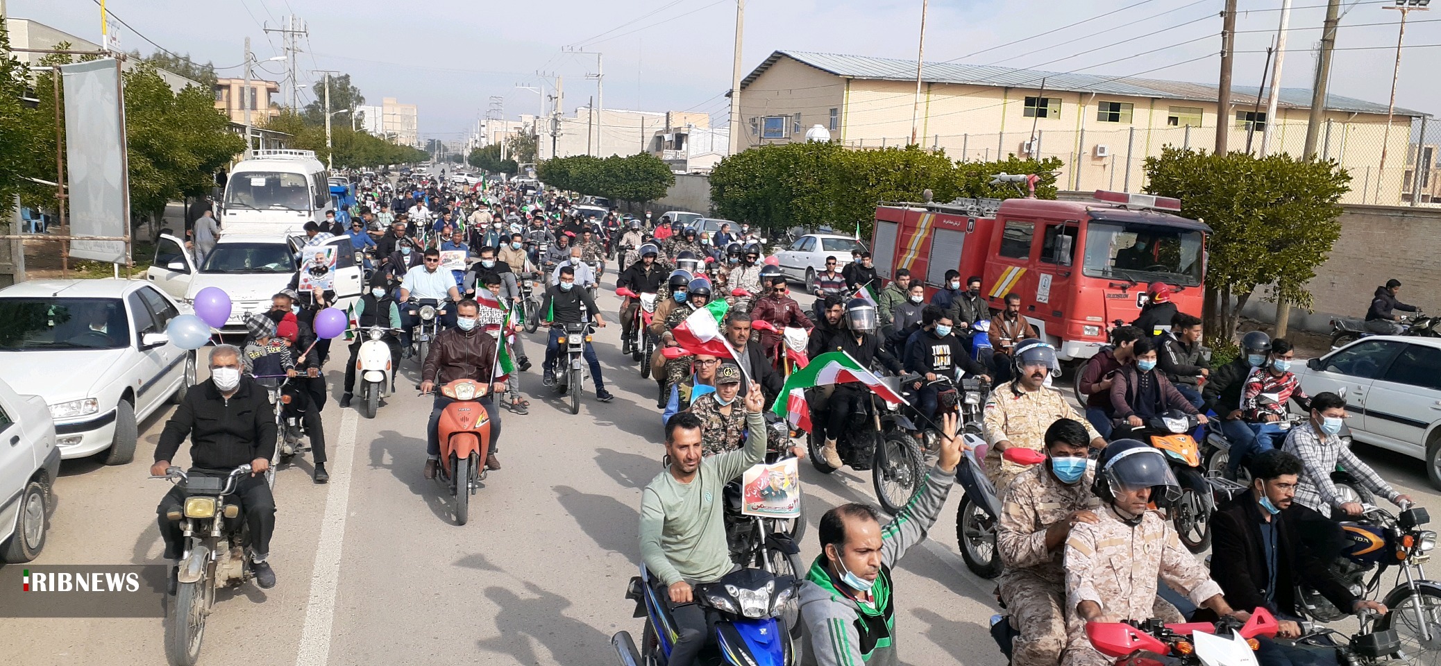 برگزاری راهپیمایی نمادین مردم استان بوشهر در ۲۲ بهمن