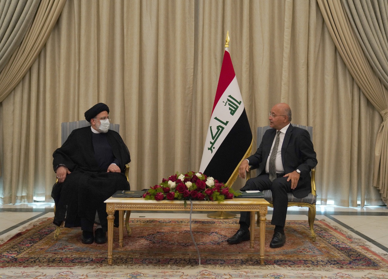 دیدار رئیس قوه قضائیه ایران با رئیس جمهور عراق