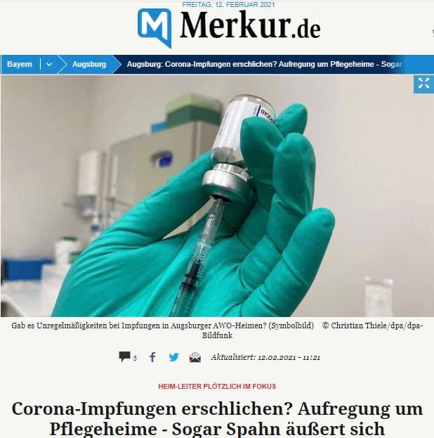 بروز تخلفات در روند واکسیناسیون در آلمان