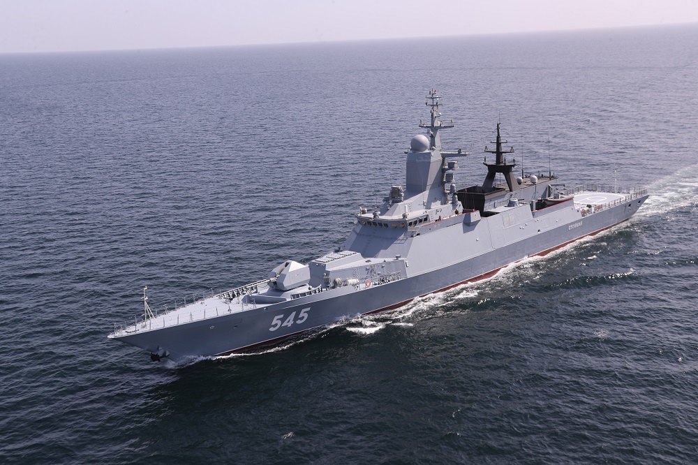 استقبال از ناوگروه روسیه شرکت کننده در رزمایش دریایی ایران و روسیه