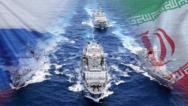 رزمایش دریایی مشترک ایران و روسیه