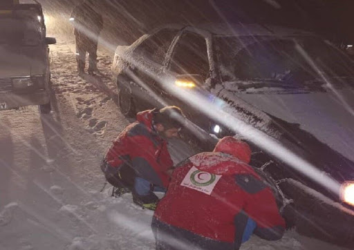 امدادرسانی به ۴۰۰ حادثه دیده برف و کولاک در خراسان رضوی