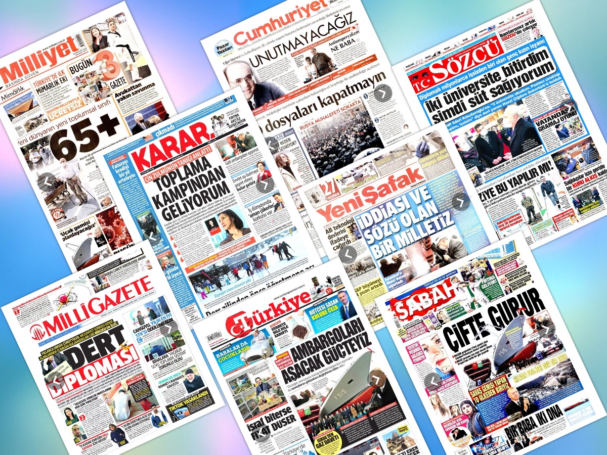 مهمترین عناوین خبری روزنامه‌های ترکیه