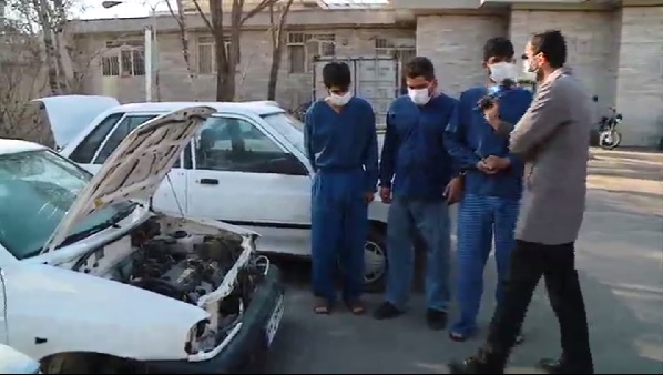 دستگیری باند سارقان خودرو در قزوین
