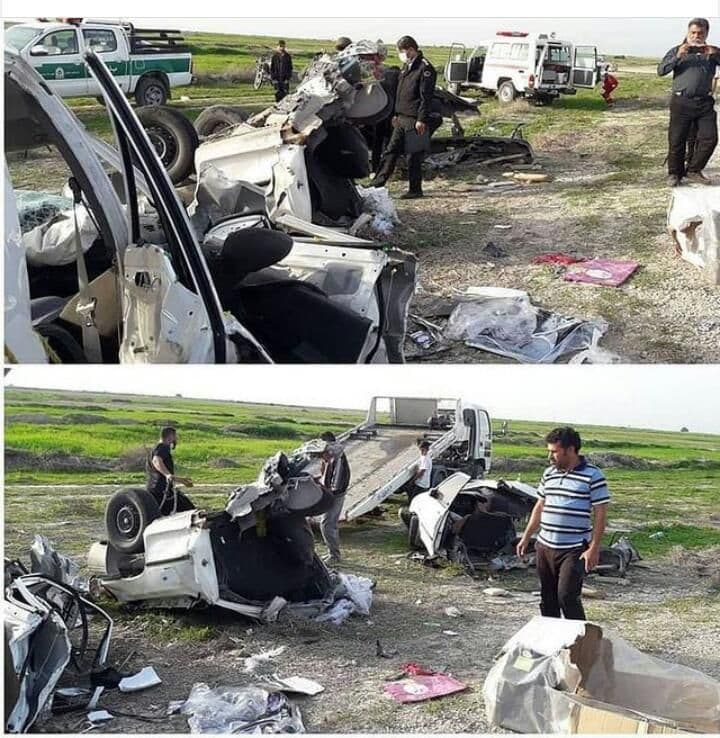 ۴ کشته و مجروح در سانحه رانندگی در جاده بوشهر-گناوه