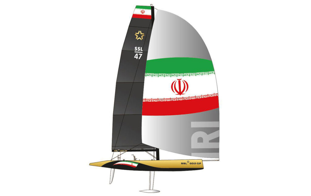 رونمایی از قایق رسمی ایران در لیگ ستاره‌های بادبانی