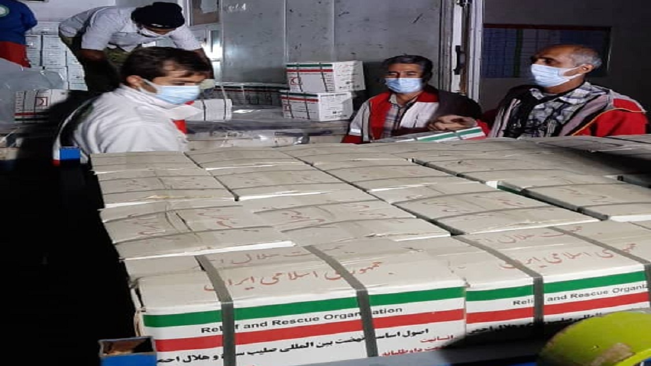 ارسال محموله امدادی بوشهر به مناطق زلزله زده دن