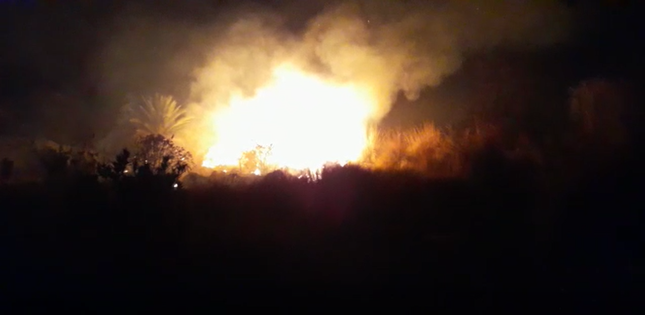 آتش سوزی در مراتع روستای صحرارود رودان