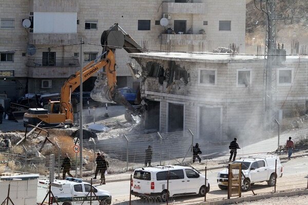 ادامه سیاست صهیونیستها در تخریب منازل  فلسطینیها