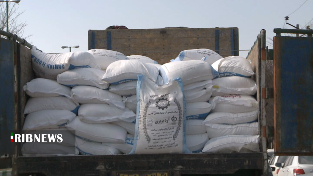 کشف و ضبط بیش از ۱۱۰ تن آرد قاچاق در اردبیل