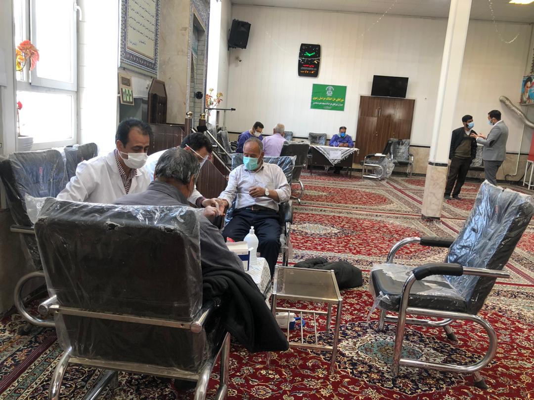 فعالیت گروه جهادگران سلامت در منطقه طرق مشهد