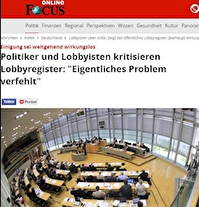 طرح مجلس آلمان برای نظارت بر لابی گری نمایندگان