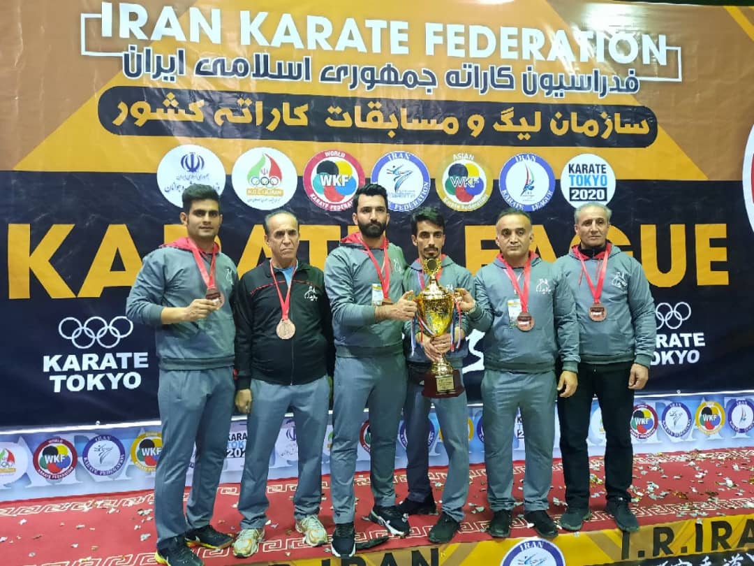 خراسان رضوی رتبه سوم در لیگ برتر کاراته کشور