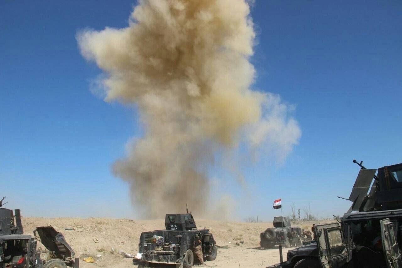 انهدام مخفیگاه داعشی‌ در منطقه 