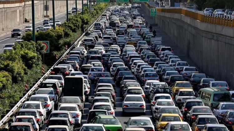 ترافیک سنگین در ۶ معبر بزرگراهی پایتخت
