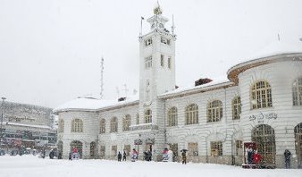 برف و باران در راه گیلان